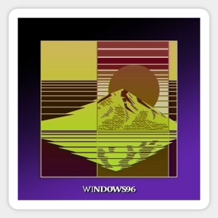 Windows 96 #1 Sticker